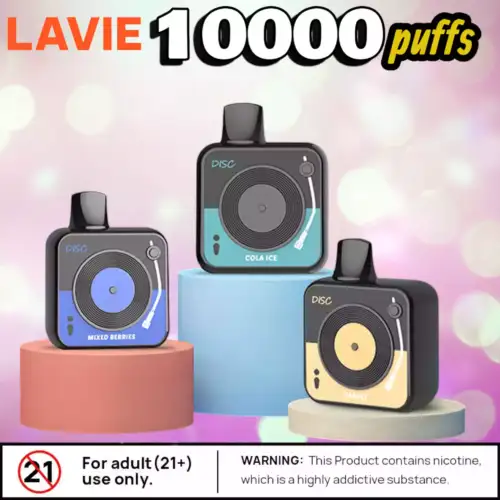LAVIE DISC 10000 Puffs 10000 Züge 20ml E-Liquid & Typ-C Aufladung