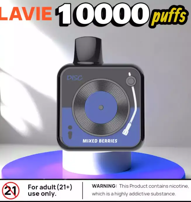 LAVIE DISC 10000 Puffs 10000 Züge 20ml E-Liquid & Typ-C Aufladung