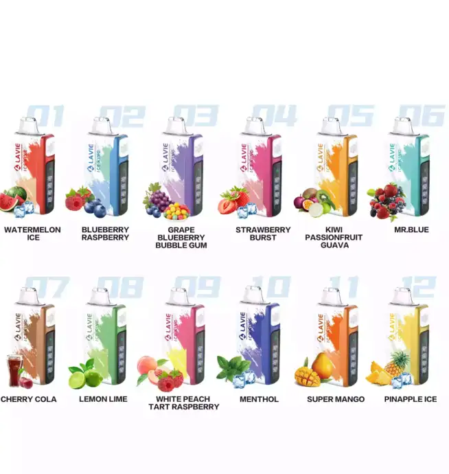 LAVIE ICE KING 50000 Puffs Extra lange Laufzeit & 12 Aromen