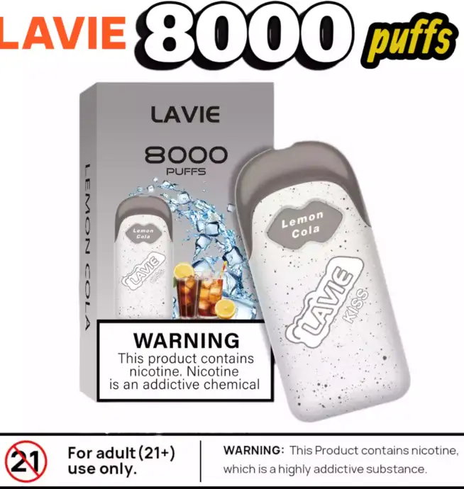 LAVIE KISS 8000 Puffs Kompakt USB-C & 12 Top-Aromen