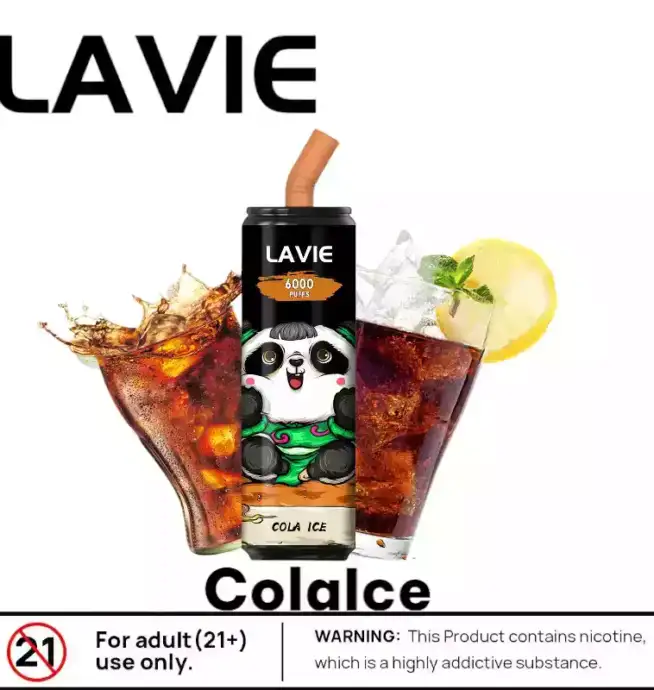 Lavie Cola 6000 Puffs 6000 Züge 15ml E-Liquid & schnelle Aufladung
