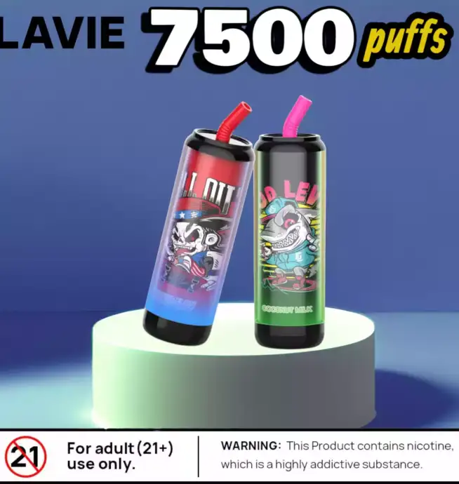 Lavie Cola Plus 7500 Puffs 7500 Züge 17ml E-Liquid & schnelle Aufladung