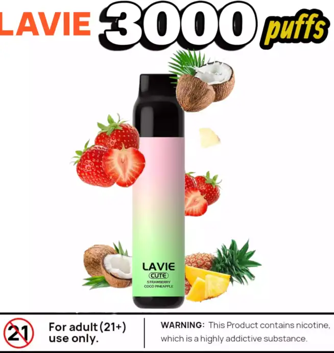 Lavie Cute 3000 Puffs 3000 Züge 10.2ml E-Liquid & kompakt