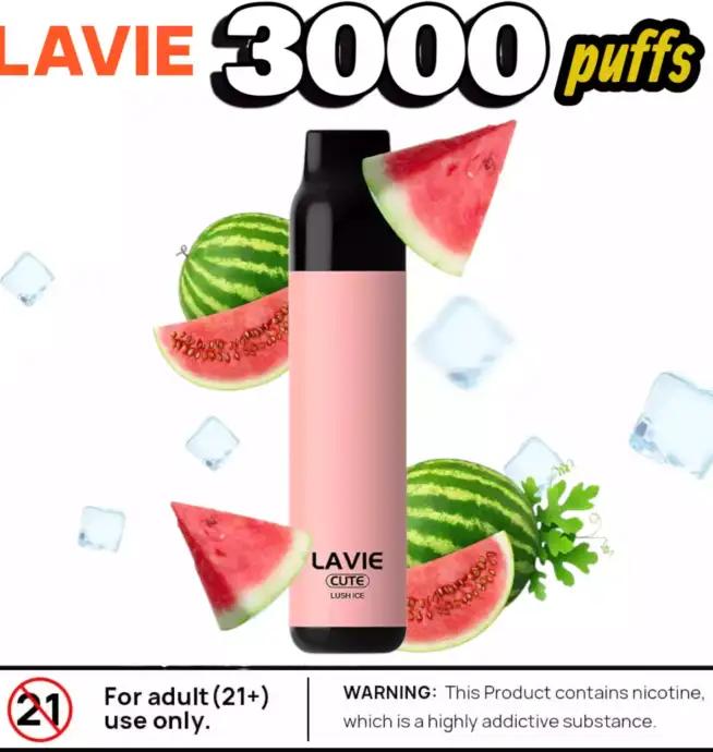 Lavie Cute 3000 Puffs 3000 Züge 10.2ml E-Liquid & kompakt