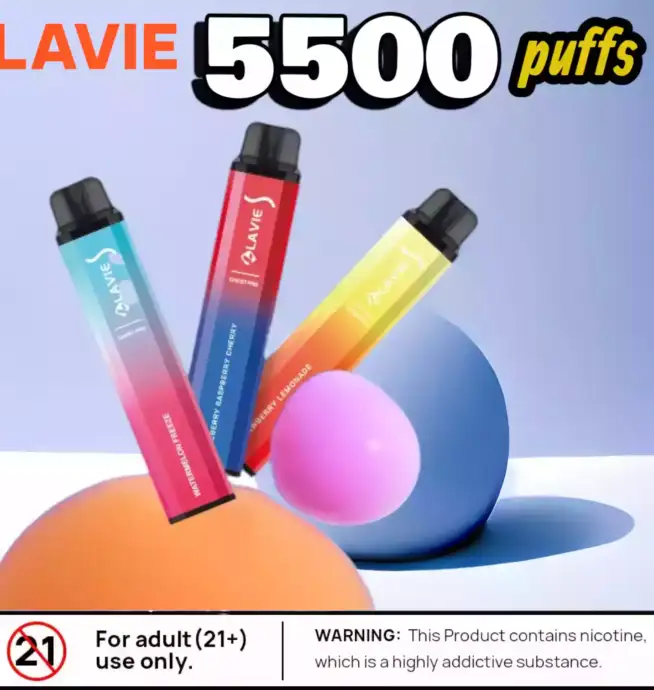 Lavie Ghost pro 5500 Puffs Kompakte Vape mit starken Aromen