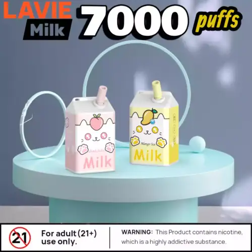 Lavie Milk 7000 Puffs 16ml USB-C & 10 cremige Aromen