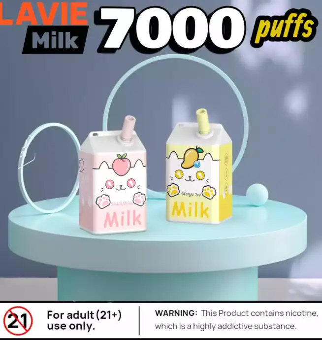 Lavie Milk 7000 Puffs 16ml USB-C & 10 cremige Aromen