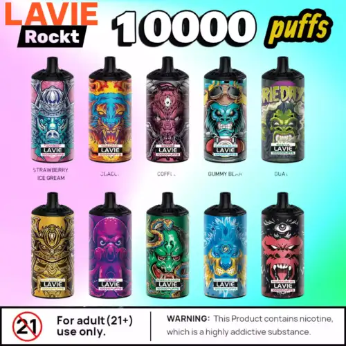 Lavie Rockt 10000 Puffs E-Zigarette mit 15ml & USB-C