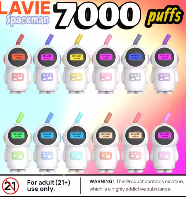 Lavie Spaceman 7000 Puffs Wiederaufladbar & 12 Geschmacksrichtungen