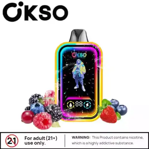 OKSO Magic Mirror 50000 Puffs Extra viel Dampf & LED-Display