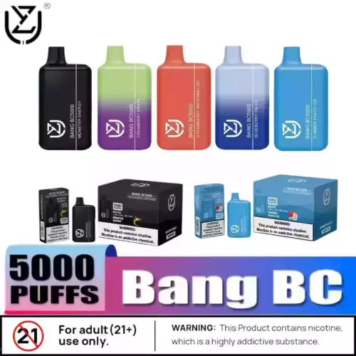 UZY Bang BC 5000 Puffs Vape Rechargeable 13ml Type-C