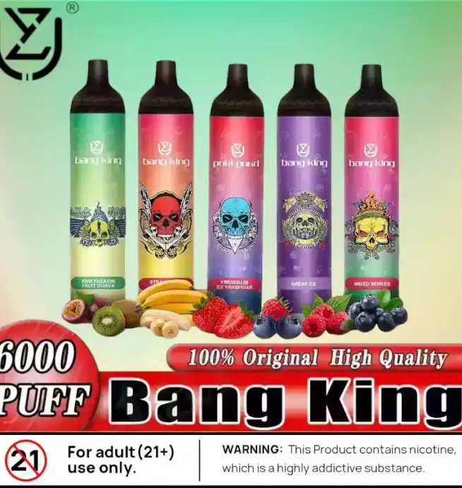 UZY Bang King 6000 Puffs Einweg Vape mit RGB & 1100mAh
