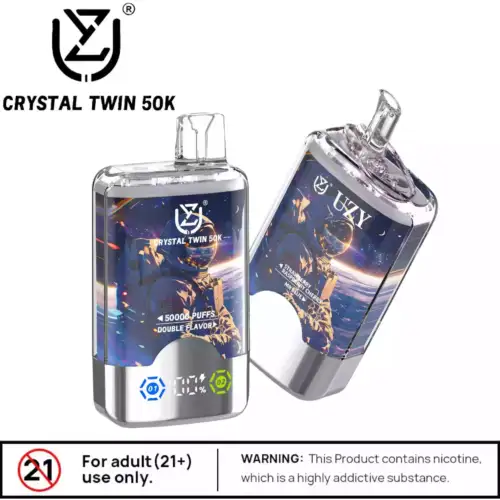 UZY CRYSTAL TWIN 50000 Puffs Doppelflavour & Langlebiger Genuss