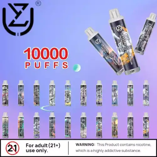 UZY Crystal Pro Max 10000 Puffs RGB Vape mit 16ml & USB-C