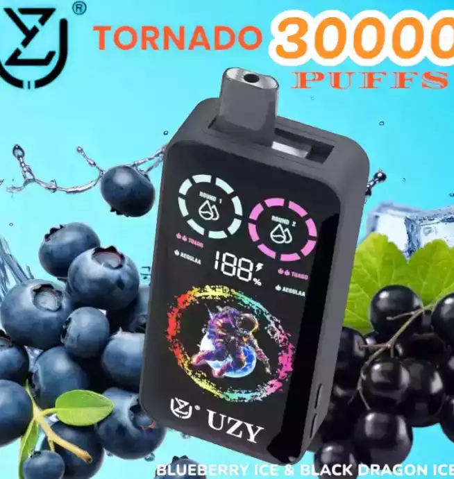 UZY TORNADO 30000 Puffs Double Flavors Lang anhaltender Genuss