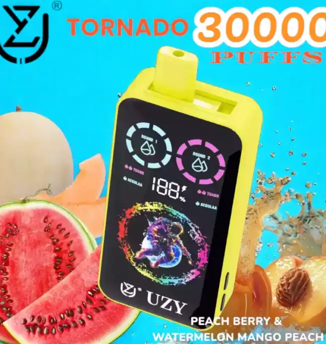 UZY TORNADO 30000 Puffs Double Flavors Lang anhaltender Genuss