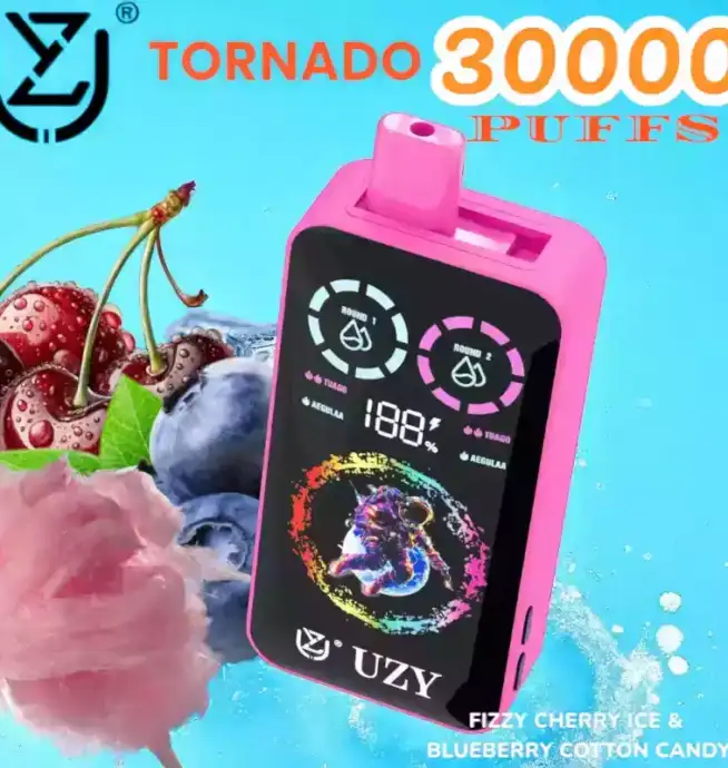 UZY TORNADO 30000 Puffs Double Flavors Lang anhaltender Genuss