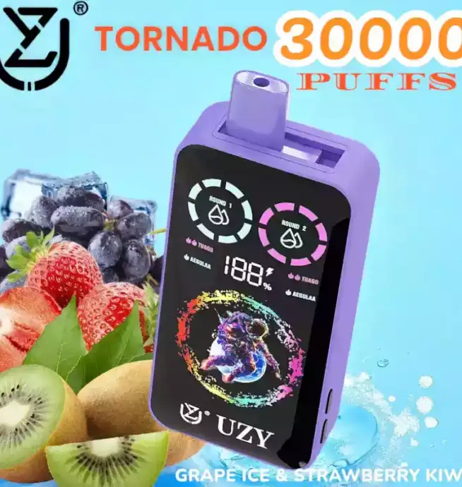 UZY TORNADO 30000 Puffs Double Flavors Lang anhaltender Genuss