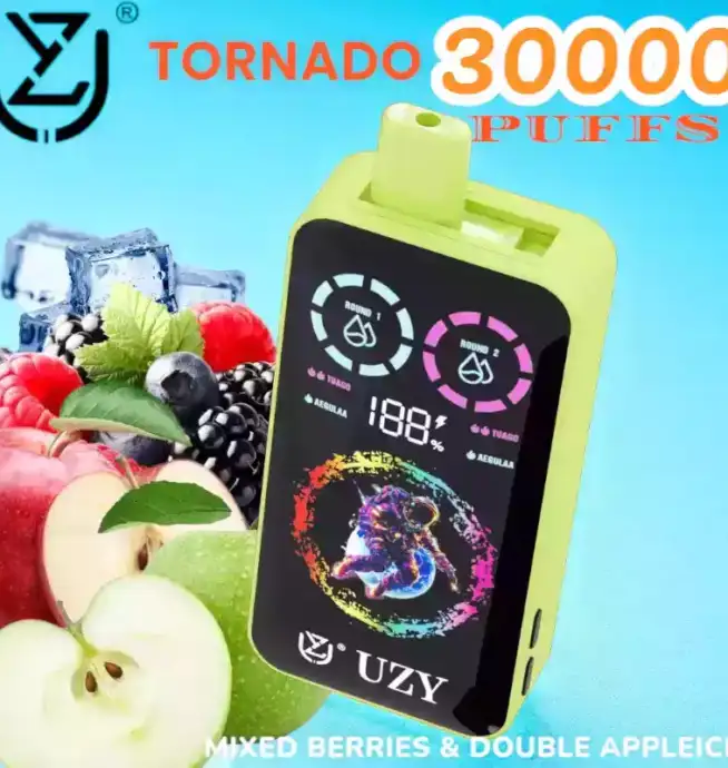 UZY TORNADO 30000 Puffs Double Flavors Lang anhaltender Genuss
