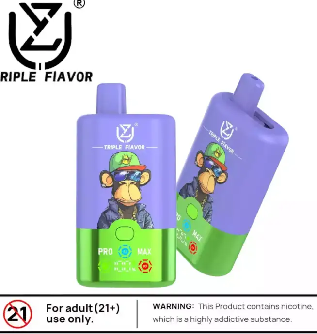 UZY Tpriple Flavors 60000 Puffs 3 IN 1 Triple Aromen & 850mAh Akku