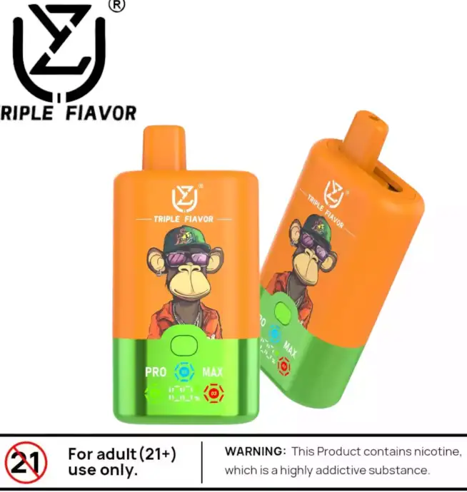 UZY Tpriple Flavors 60000 Puffs 3 IN 1 Triple Aromen & 850mAh Akku