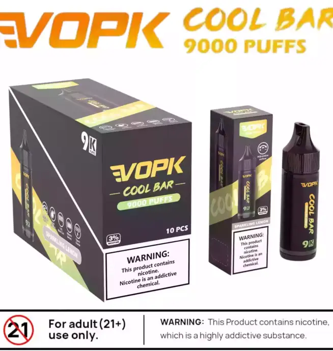 VOPK COOL BAR 9000 Puffs Langlebig Intensiv & Vielseitig
