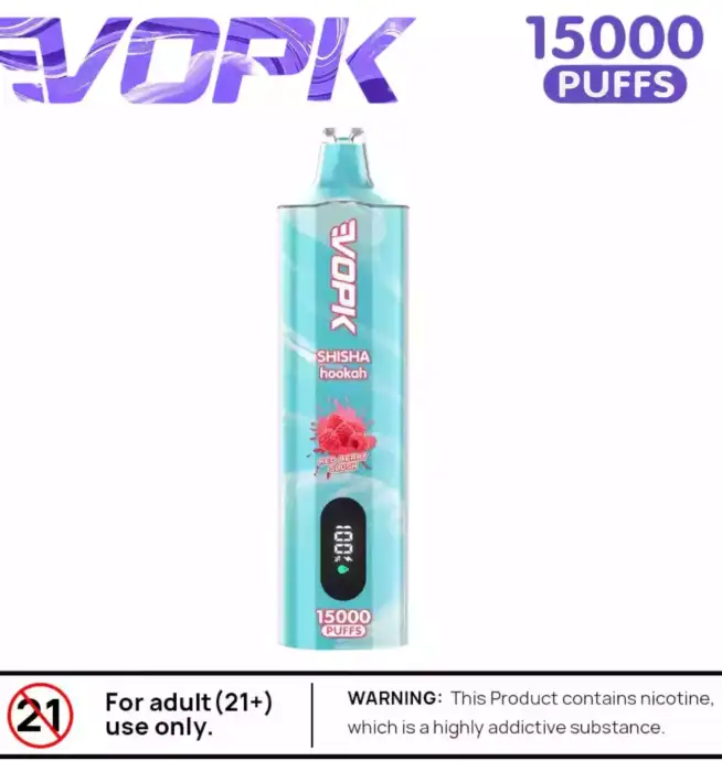 VOPK Shisha Hookah 15000 Puffs Langlebig Geschmackvoll & Stylisch