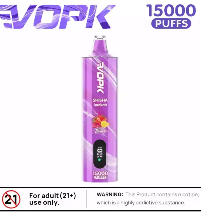 VOPK Shisha Hookah 15000 Puffs Langlebig Geschmackvoll & Stylisch