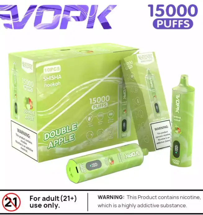 VOPK Shisha Hookah 15000 Puffs Langlebig Geschmackvoll & Stylisch