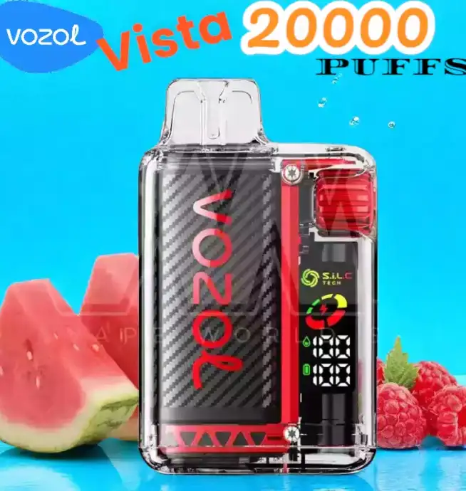 Vozol Vista 20000 Puffs Langlebig umweltfreundlich & verstellbare Leistung
