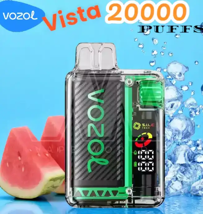 Vozol Vista 20000 Puffs Langlebig umweltfreundlich & verstellbare Leistung