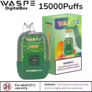 Waspe 15000 Puffs Digital Box 15000 Züge Mesh Coil & LCD