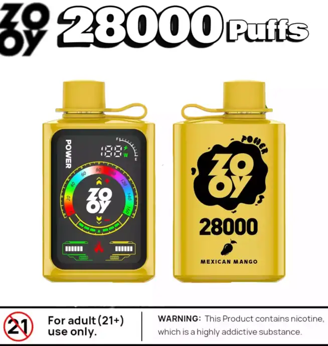 ZOOY POWER 28000 Puffs Doppelte Mesh-Coil 28.000 Züge & 10 Aromen