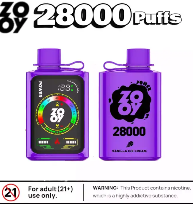 ZOOY POWER 28000 Puffs Doppelte Mesh-Coil 28.000 Züge & 10 Aromen