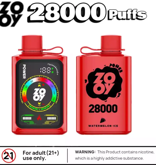 ZOOY POWER 28000 Puffs Doppelte Mesh-Coil 28.000 Züge & 10 Aromen