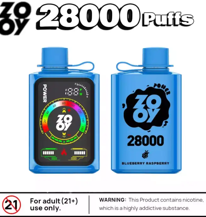 ZOOY POWER 28000 Puffs Doppelte Mesh-Coil 28.000 Züge & 10 Aromen