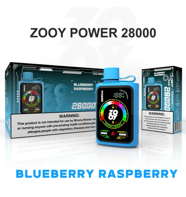 ZOOY POWER 28000 Puffs Doppelte Mesh-Coil 28.000 Züge & 10 AromenZOOY POWER 28000 Puffs Doppelte Mesh-Coil 28.000 Züge & 10 Aromen
