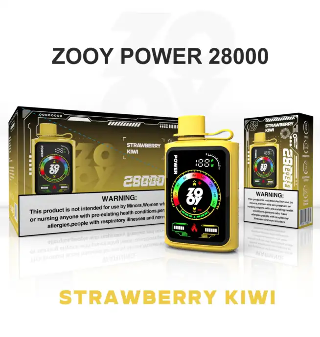 ZOOY POWER 28000 Puffs Doppelte Mesh-Coil 28.000 Züge & 10 Aromen