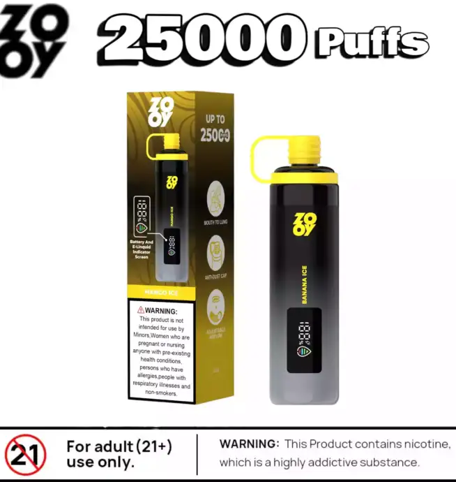ZOOY SHISHA 25000 Puffs Langanhaltender Dampf mit Smart-Display – Bild 4