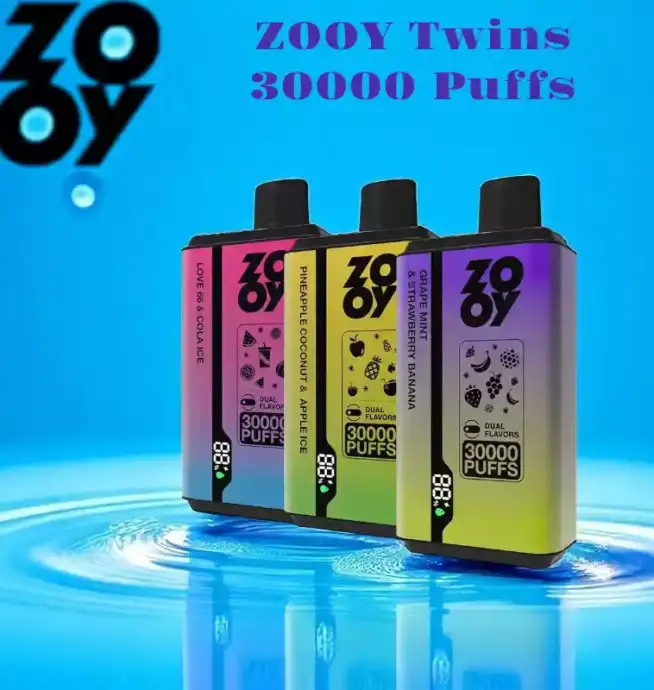 ZOOY Twins 30000 Puffs Langanhaltender Genuss mit Dual Mesh Coil