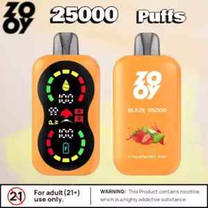 Zooy Blaze 25000 Puffs: Langlebig Doppelte Mesh-Coil & 10 Aromen