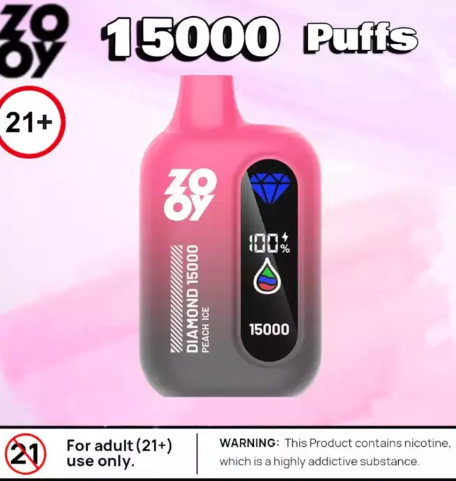 Zooy Diamond 15000 Puffs 25ml Liquid, Mesh-Coil & 10 Aromen