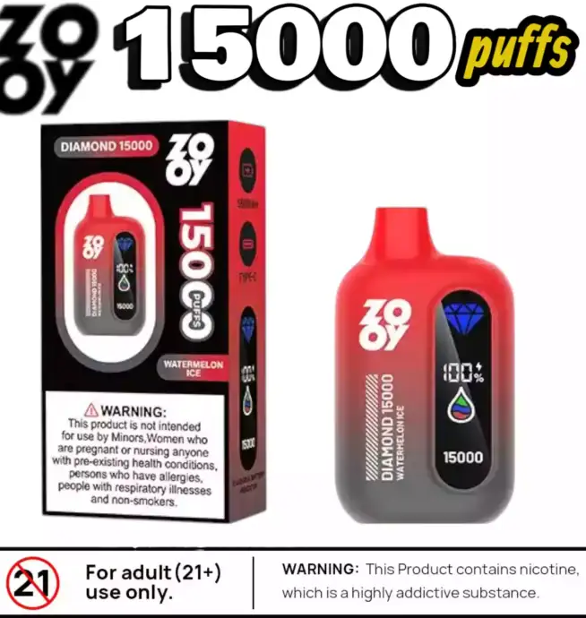 Zooy Diamond 15000 Puffs 25ml Liquid, Mesh-Coil & 10 Aromen