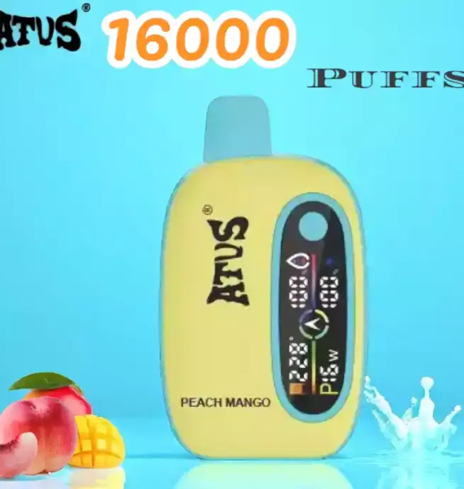 ATVS 16000 Puffs Disposable Vape Langlebiger Einweg Vape mit 15ml Liquid