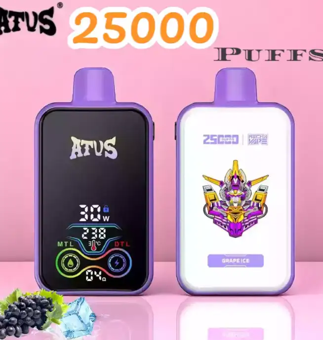 ATVS 25000 Puffs Disposable Vape Extra lange Dampfleistung & 22ml Liquid