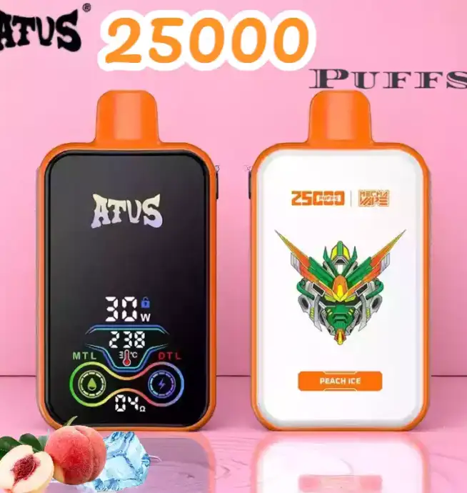 ATVS 25000 Puffs Disposable Vape Extra lange Dampfleistung & 22ml Liquid