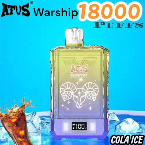 ATVS Warship 18000 Puffs Disposable Vape Langlebig & Intensiver Geschmack