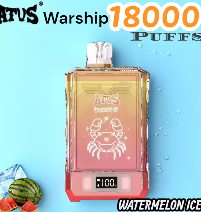 ATVS Warship 18000 Puffs Disposable Vape Langlebig & Intensiver Geschmack