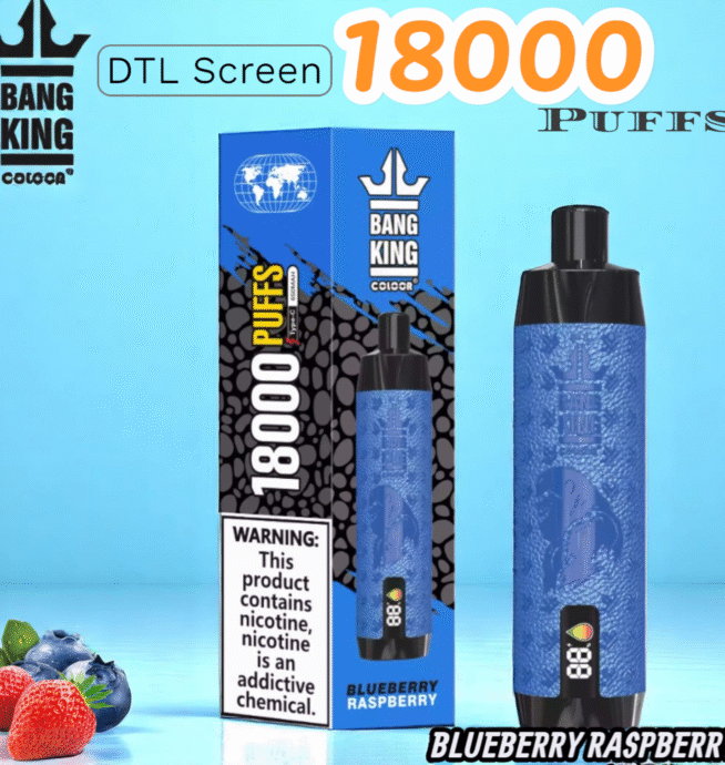 BANG 18000 Puffs DTL Screen Disposable Vape 25 ml & bis 18.000 Züge