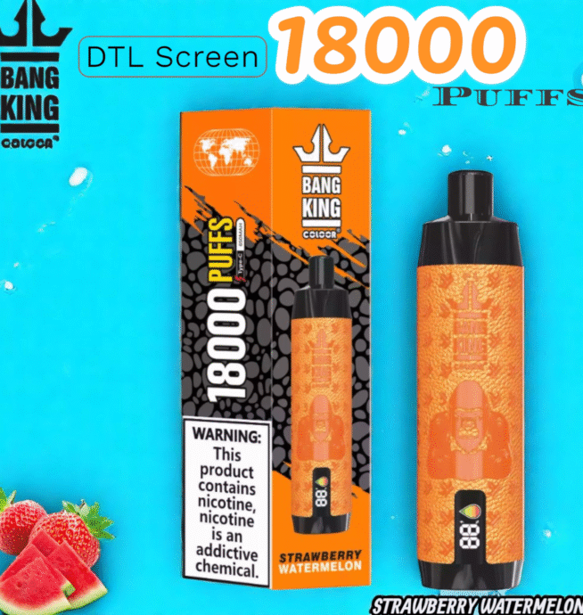 BANG 18000 Puffs DTL Screen Disposable Vape 25 ml & bis 18.000 Züge